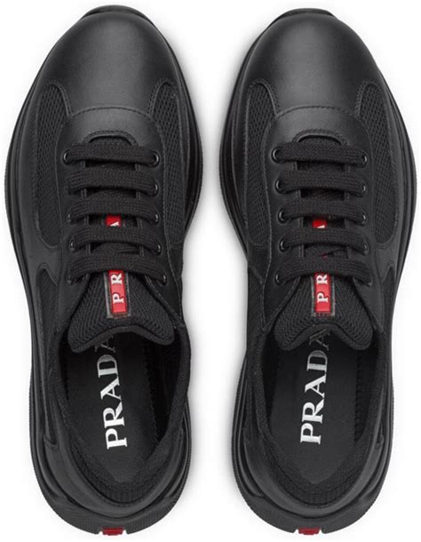 black and grey prada sneakers|Prada rubber sneakers.